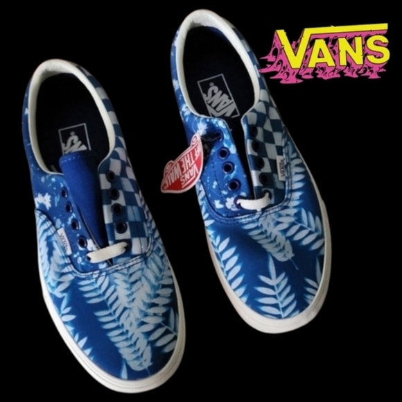 Vans Shoes - Vans Era Solar Floral Women 5 White and Blue VNOA4U39WV8 032026